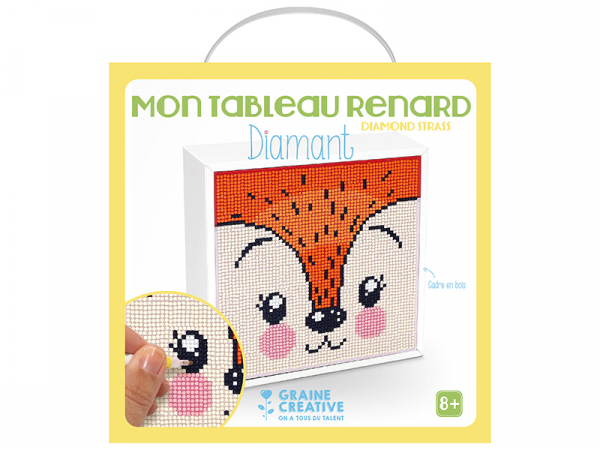 Acheter Tableau diamond mosaic - Renard 20 x 20 cm - 15,99 € en ligne sur La Petite Epicerie - Loisirs créatifs