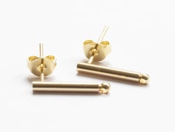 Acheter Paire de boucles d'oreilles - doré à l'or fin 18K - boucles longues 15 mm - 4,49 € en ligne sur La Petite Epicerie - ...