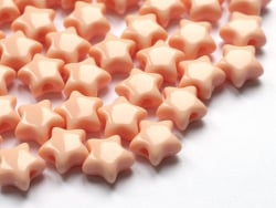Acheter 50 perles en plastique - étoile 15 mm - rose pastel - 4,49 € en ligne sur La Petite Epicerie - Loisirs créatifs