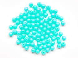 Acheter 100 perles en plastique rondes 6 mm - bleu fluo - 1,49 € en ligne sur La Petite Epicerie - Loisirs créatifs
