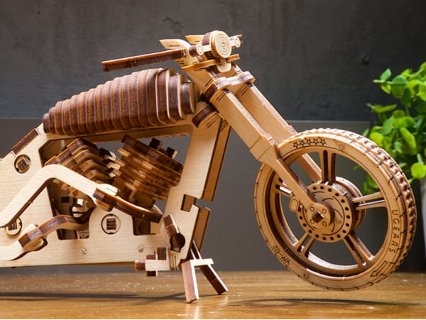 Graine créative Maquette en bois 3D - Roadster pas cher 