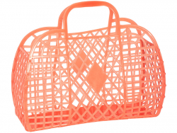 Acheter Panier rétro – L – Orange Neon - 19,89 € en ligne sur La Petite Epicerie - Loisirs créatifs