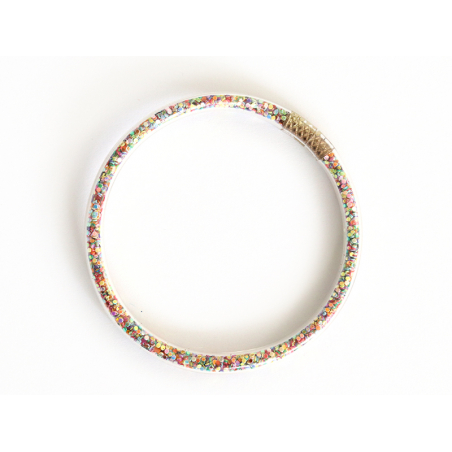 Acheter Bracelet jonc bouddhiste fantaisie - multicolore - grosses paillettes - 1,99 € en ligne sur La Petite Epicerie - Lois...