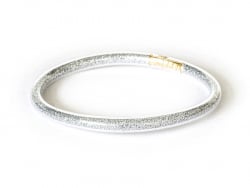 Acheter Bracelet jonc bouddhiste fantaisie - argenté - fines paillettes - 1,99 € en ligne sur La Petite Epicerie - Loisirs cr...