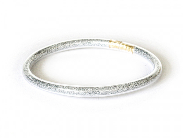 Acheter Bracelet jonc bouddhiste fantaisie - argenté - fines paillettes - 1,99 € en ligne sur La Petite Epicerie - Loisirs cr...
