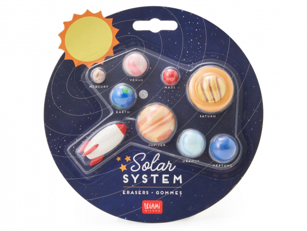 Acheter Lot de gommes – Le système solaire - Legami - 6,99 € en ligne sur La Petite Epicerie - Loisirs créatifs