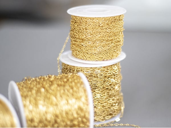 Acheter Chaine vénitienne 1,2 mm - laiton doré à l'or fin 18K - qualité premium - 3,99 € en ligne sur La Petite Epicerie - Lo...