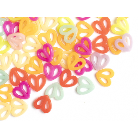 Acheter 50 perles cœurs filaires - transclucides - 2,29 € en ligne sur La Petite Epicerie - Loisirs créatifs