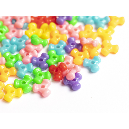 Acheter 50 perles en plastique triangles empilables - 2,99 € en ligne sur La Petite Epicerie - Loisirs créatifs