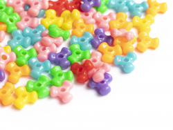 Acheter 50 perles en plastique triangles empilables - 2,99 € en ligne sur La Petite Epicerie - Loisirs créatifs