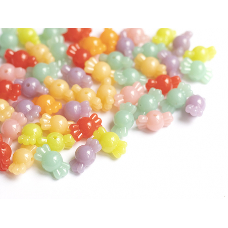 Acheter 50 perles bonbons - transclucides - 2,69 € en ligne sur La Petite Epicerie - Loisirs créatifs
