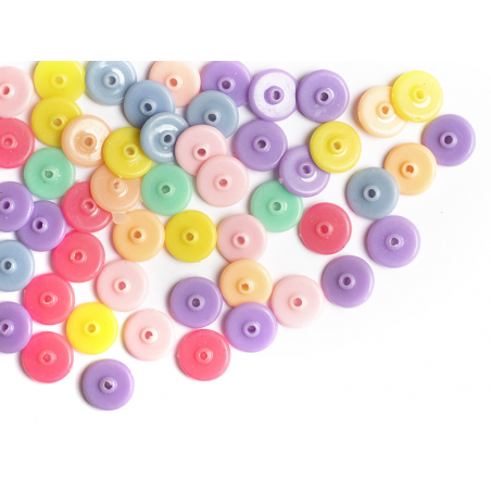 Acheter 50 perles en plastique nacrées 12mm - 0,99 € en ligne sur La Petite Epicerie - Loisirs créatifs