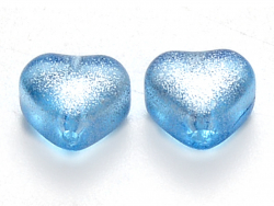 Acheter 20 perles en verre - petits coeurs couleur variées - 6 mm - 3,49 € en ligne sur La Petite Epicerie - Loisirs créatifs