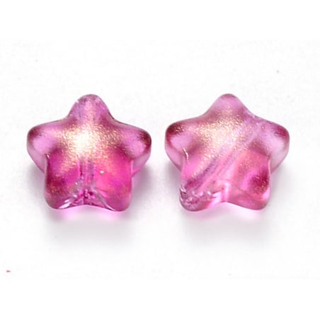 Acheter 20 perles en verre - petite étoile - couleur variée - 6 mm - 3,49 € en ligne sur La Petite Epicerie - Loisirs créatifs