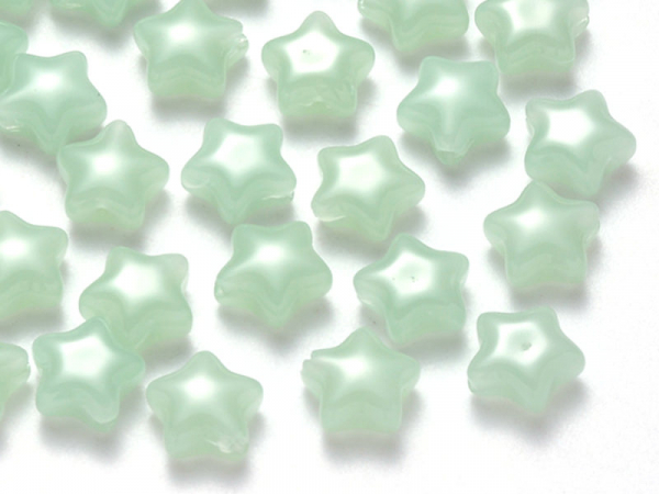 Acheter 20 perles en verre - étoiles vertes - 8 mm - 3,49 € en ligne sur La Petite Epicerie - Loisirs créatifs