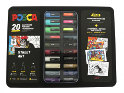 Acheter Posca coffret de 20 marqueurs - Street art - 58,99 € en ligne sur La Petite Epicerie - Loisirs créatifs