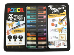 Acheter Posca coffret 20 marqueurs - Origami déco - 75,99 € en ligne sur La Petite Epicerie - Loisirs créatifs