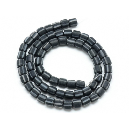 Acheter Boite de perles tubes Heishi 6 mm - rayures noir - 2,59 € en ligne sur La Petite Epicerie - Loisirs créatifs