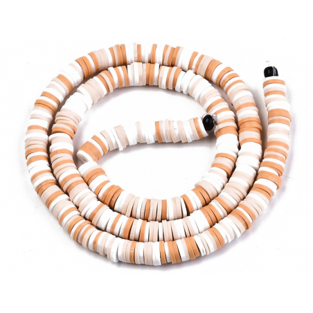 Acheter Boite de perles rondelles heishi 6 mm - assortiment beige / camel - 2,59 € en ligne sur La Petite Epicerie - Loisirs ...