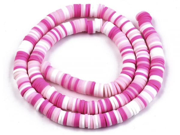 Acheter Boite de perles rondelles heishi 6 mm - assortiment rose - 2,59 € en ligne sur La Petite Epicerie - Loisirs créatifs