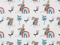 Acheter Tissu coton Oeko-Tex – Lapins - 0,89 € en ligne sur La Petite Epicerie - Loisirs créatifs