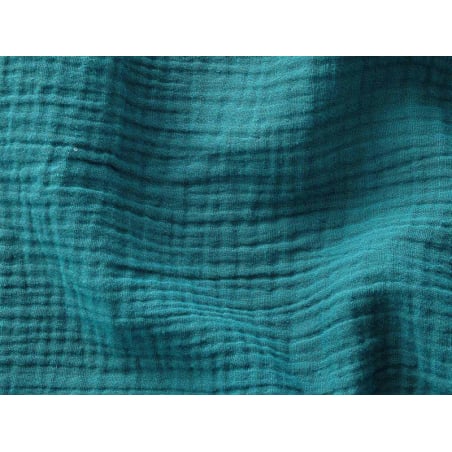 Acheter Tissu double gaze gaufrée – Emeraude - 1,15 € en ligne sur La Petite Epicerie - Loisirs créatifs