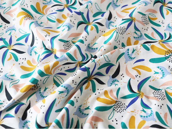 Acheter Tissu coton Oeko-Tex – Lisbibi blanc - 0,89 € en ligne sur La Petite Epicerie - Loisirs créatifs