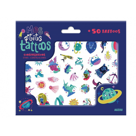 Acheter Mes P'Tits Tattoos - Constellations - 5,99 € en ligne sur La Petite Epicerie - Loisirs créatifs