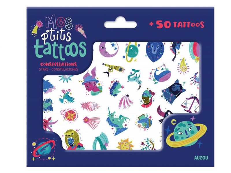 Acheter Mes P'Tits Tattoos - Constellations - 5,99 € en ligne sur La Petite Epicerie - Loisirs créatifs