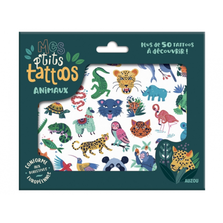 Acheter Mes P'Tits Tattoos - Animaux - 4,95 € en ligne sur La Petite Epicerie - Loisirs créatifs