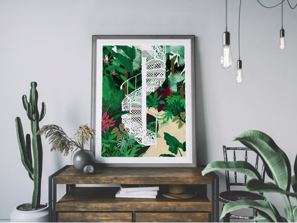 Acheter Affiche aquarelle – Q. Garden – 29.7 x 39.7 cm – ATWS - 23,99 € en ligne sur La Petite Epicerie - Loisirs créatifs