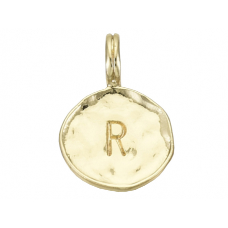 Acheter Breloque ronde dorée à l'or fin 18K – R - 1,49 € en ligne sur La Petite Epicerie - Loisirs créatifs