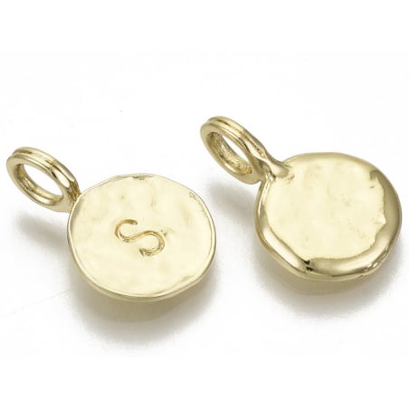 Acheter Breloque ronde dorée à l'or fin 18K – S - 1,49 € en ligne sur La Petite Epicerie - Loisirs créatifs