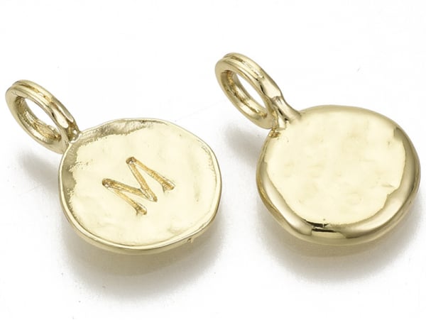 Acheter Breloque ronde dorée à l'or fin 18K – M - 1,49 € en ligne sur La Petite Epicerie - Loisirs créatifs