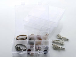 Acheter Boite de rangement pour perles - 14 compartiments - 21 x 17 x 4 cm - 9,99 € en ligne sur La Petite Epicerie - Loisirs...