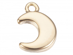 Acheter Pendentif doré à l'or fin 18K – Petite lune - 0,89 € en ligne sur La Petite Epicerie - Loisirs créatifs