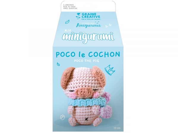 Acheter Kit mini amigurumi - Cochon 10cm - 12,19 € en ligne sur La Petite Epicerie - Loisirs créatifs