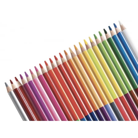 Acheter 24 crayons de couleur bicolores - soit 48 couleurs - Carioca - 5,99 € en ligne sur La Petite Epicerie - Loisirs créatifs