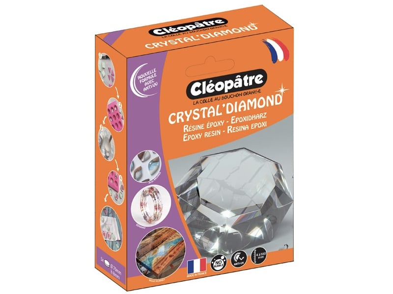 Acheter Résine d'inclusion "Crystal'Diamond" 360 mL - transparent - 29,99 € en ligne sur La Petite Epicerie - Loisirs créatifs