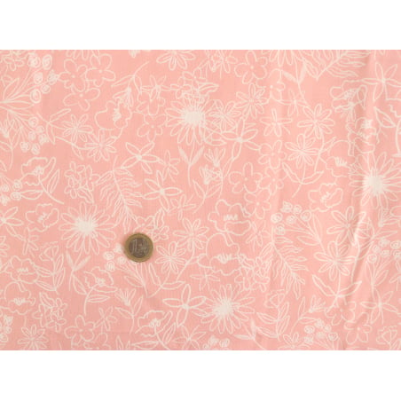 Acheter Tissu viscose – Fleurs des champs rose - Exclusivité La Petite Epicerie - 1,99 € en ligne sur La Petite Epicerie - Lo...