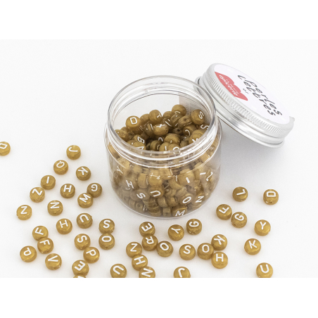 Acheter Pot perles lettres – Or - 5,99 € en ligne sur La Petite Epicerie - Loisirs créatifs