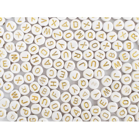 Acheter Pot perles lettres – Blanches - 4,99 € en ligne sur La Petite Epicerie - Loisirs créatifs