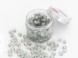 12pcs conteneurs de petites perles rondes boîtes de présentation de stockage de bijoux en plastique clair utiles et pratiques Li-ly 