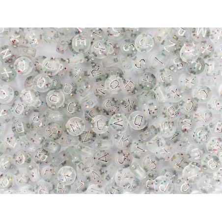 Acheter Pot perles lettres – Paillettes argent - 5,99 € en ligne sur La Petite Epicerie - Loisirs créatifs
