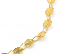 Acheter Bracelet chainette sequins plat - 20,5 cm - 6,99 € en ligne sur La Petite Epicerie - Loisirs créatifs