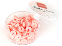 Acheter Boite de perles rondelles heishi 6 mm - rose poudré - 1,99 € en ligne sur La Petite Epicerie - Loisirs créatifs