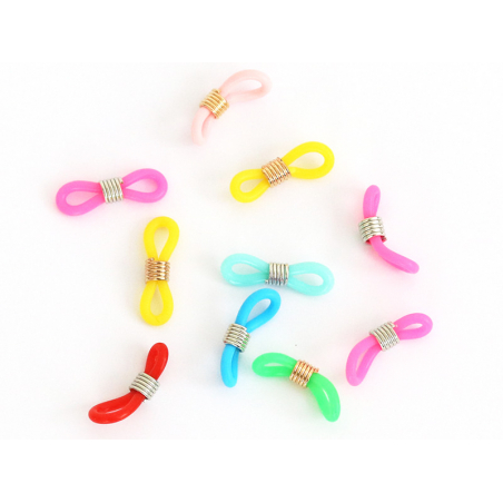 Acheter 10 embouts pour cordon à lunettes - multicolore - 1,79 € en ligne sur La Petite Epicerie - Loisirs créatifs