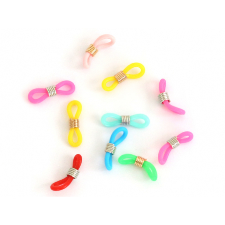 Acheter 10 embouts pour cordon à lunettes - multicolore - 1,79 € en ligne sur La Petite Epicerie - Loisirs créatifs