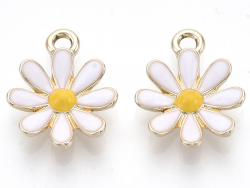 Acheter Pendentif émaillé - paquerette - 0,69 € en ligne sur La Petite Epicerie - Loisirs créatifs