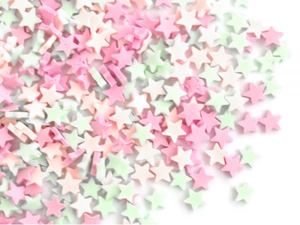 Acheter Confettis en pâte polymère - étoiles pastel - 10 grammes - 1,99 € en ligne sur La Petite Epicerie - Loisirs créatifs